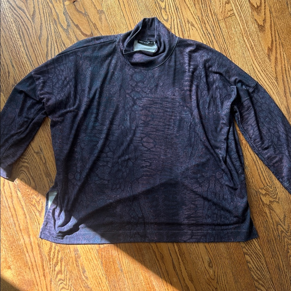Nally & Millie Dark Purple Sweater